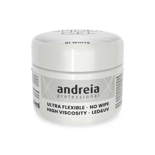 Andreia Professional Spider Gel - 01 Blanc 4ml