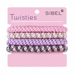 Sibel Twisties &Eacute;lastiques Multicolore Pr&eacute;sentoir 30pcs