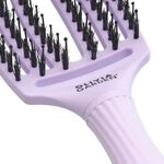 Olivia Garden Fingerbrush Iconique Sanglier et Nylon Lavande