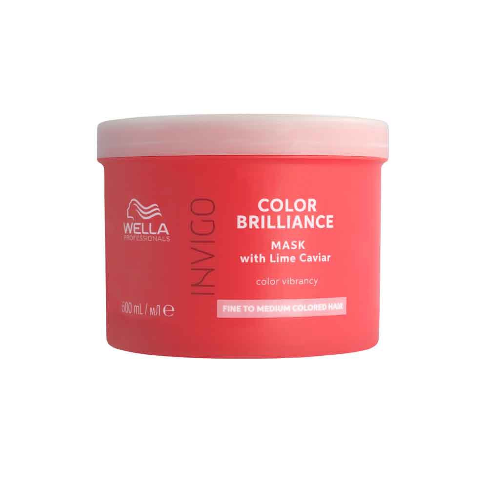 Wella Professionals Invigo Color Brilliance Masque cheveux pour cheveux colorés fins à normaux 500ml Wella Professionals Invigo Color Brilliance Masque cheveux pour cheveux colorés fins à normaux 500ml
