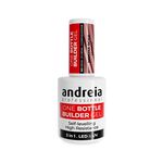 Andreia Professional One Bottle Builder Gel 3 In 1 - Gel de Construction 3 en 1 Faible Viscosit&eacute; - Rose Moka 14ml