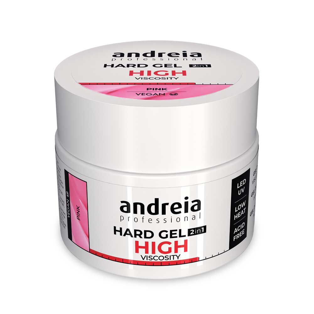 Andreia Professional Hard Gel 2 in 1 - Haute Viscosité Rose 44g