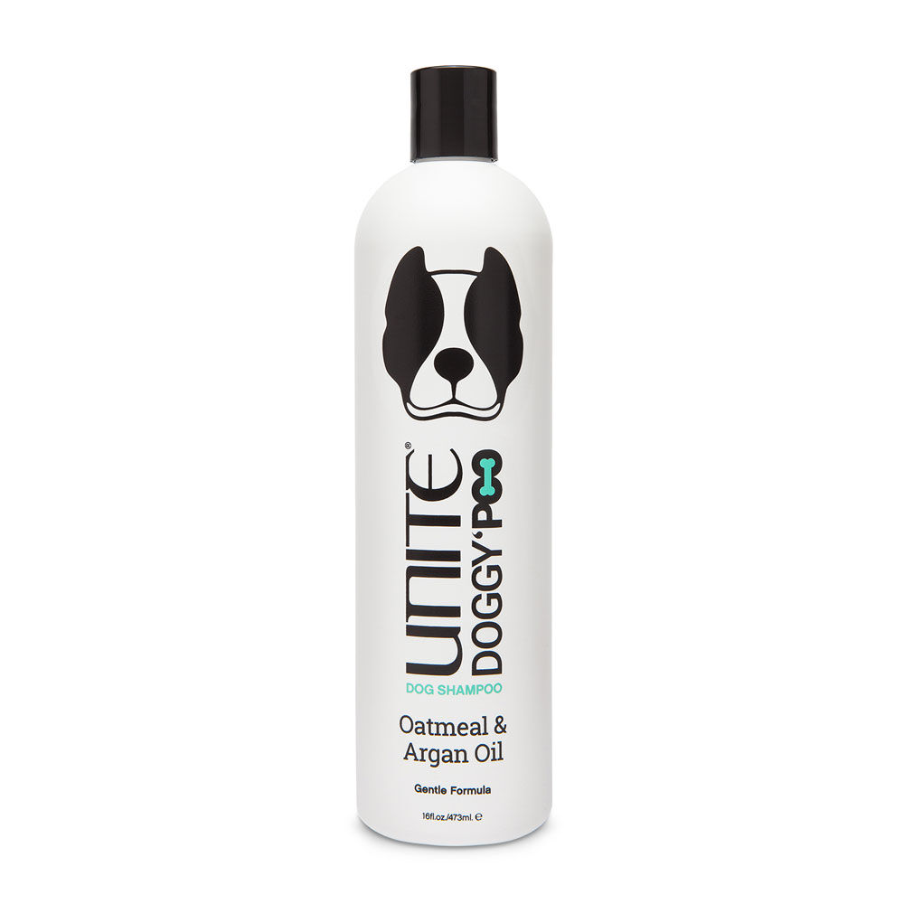 Unite Hair DOGGY 'POO Shampooing pour Chien &agrave; l&rsquo;Avoine et &agrave; l&rsquo;Huile d&rsquo;Argan 473ml