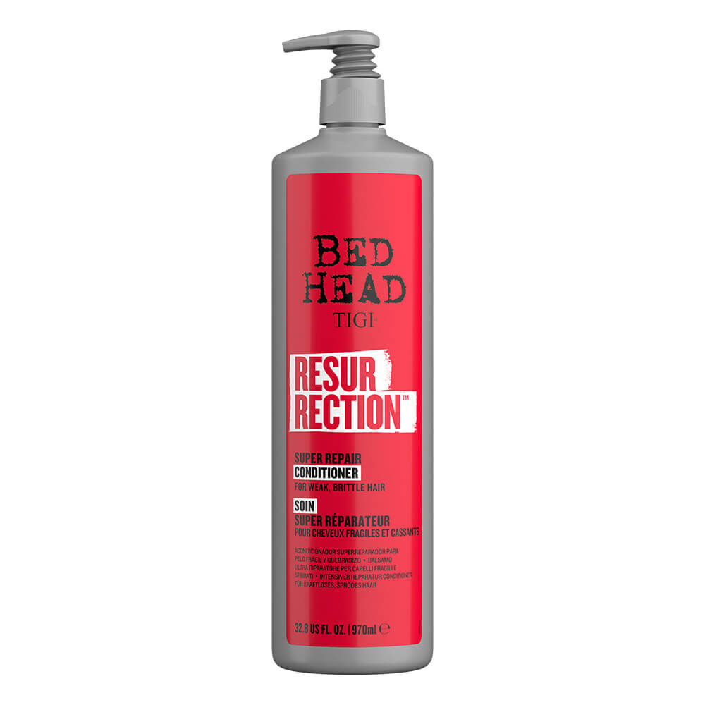 Tigi Bed Head Resurrection Soin Super Réparateur Cheveux Fragiles et Cassants 970ml Tigi Bed Head Resurrection Soin Super Réparateur Cheveux Fragiles et Cassants 970ml