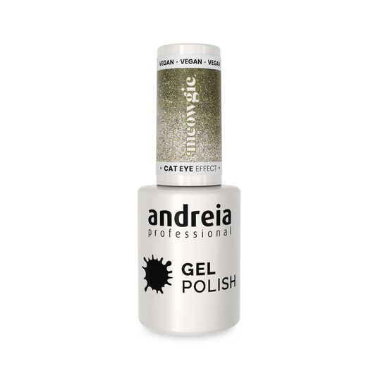 Andreia Professional Meowgic Cat Eye Effect Gel Poilsh - MC5 Vert Olive 10.5ml