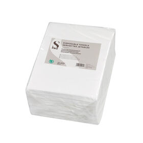 S-PRO Serviettes jetables Blanche 50pcs