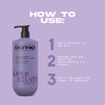 Osmo Super Silver Shampoing Violet Intense 1L