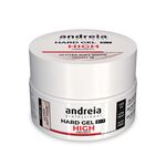 Andreia Professional Hard Gel 2 in 1 - Haute Viscosit&eacute; Paillettes blanc doux 22g