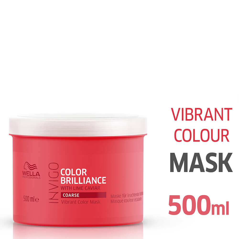 Wella Professionals Invigo Color Brilliance Masque Cheveux Épais 500ml
