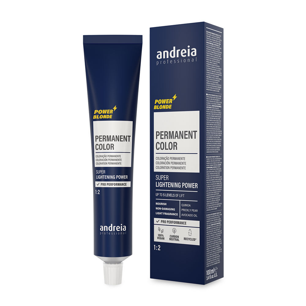 Andreia Professional Power Blonde Coloration Permanente 11.016 Super Éclaircissant Argent 100ml
