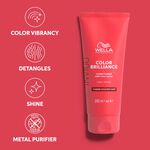 Wella Professionals Invigo Color Brilliance Après-shampoing pour cheveux épais et colorés 200ml