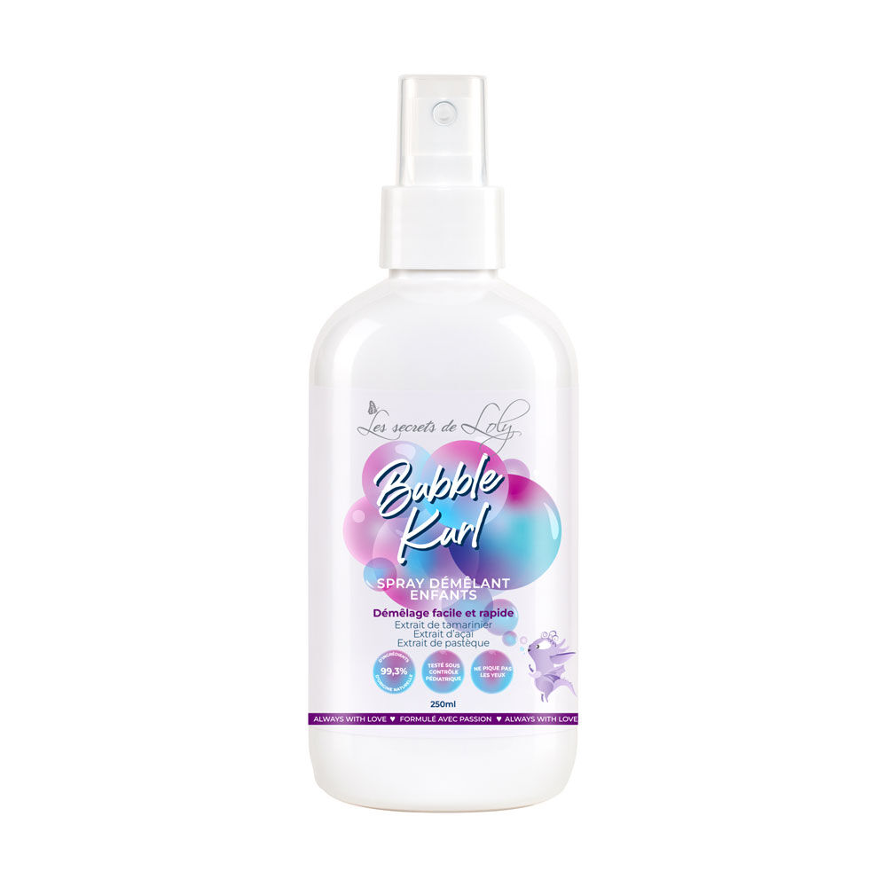 Les Secrets de Loly Bubble Kurl Spray démêlant pour enfants 250ml