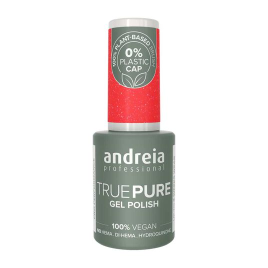 Andreia Professional True Pure Vernis gel sans Hema - T20 Rose N&eacute;on avec Glitter 10.5ml
