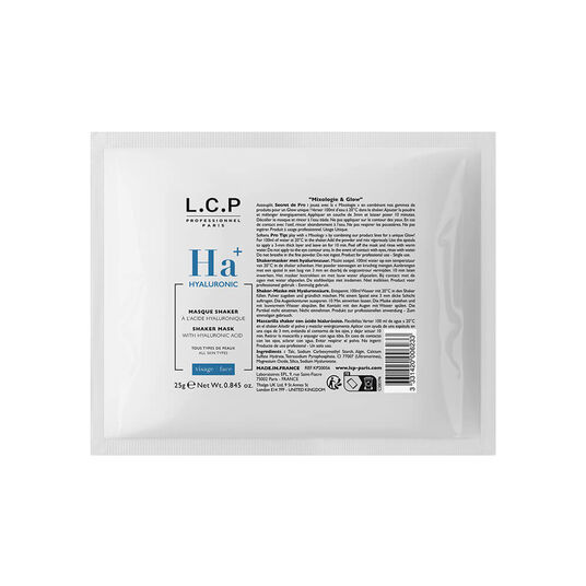L.C.P Professionnel Paris Hyaluronic Masque Shaker &agrave; l'Acide Hyaluronique 25g