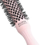Olivia Garden Expert Blowout Speed, brosse &agrave; poils ondul&eacute;s Rose Pastel 25