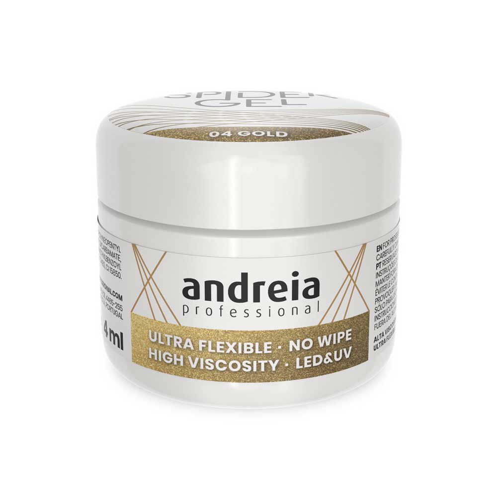 Andreia Professional Spider Gel - 04 Or 4ml