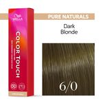 Wella Professionals Color Touch Coloration demi-permanente 6/0 Blond Fonc&eacute; Naturel 60ml