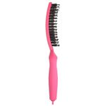 Olivia Garden Fingerbrush Iconique Sanglier et Nylon Rose Vif