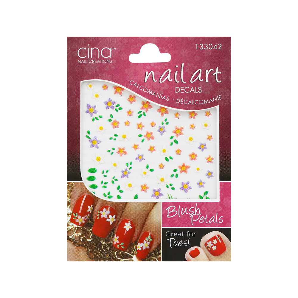 Cina Décalcomanie Nail Art Blush Petals