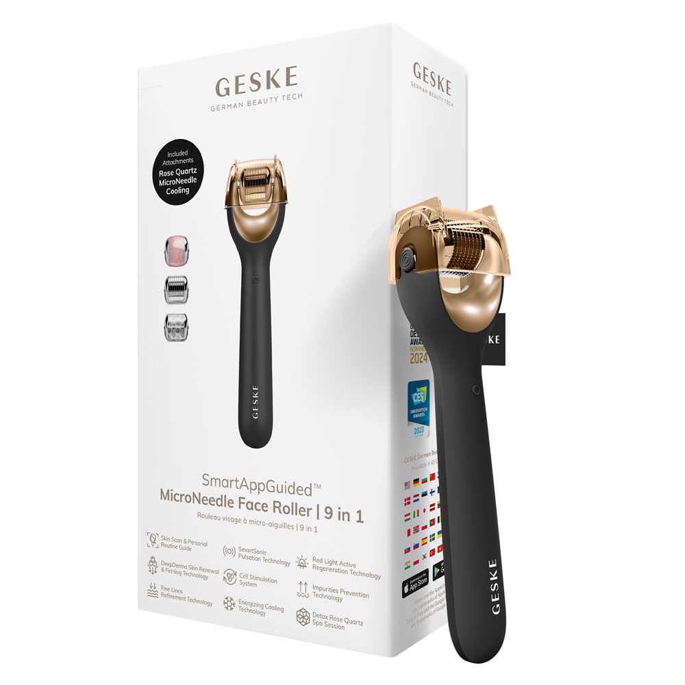 GESKE Rouleau de Visage &agrave; Microaiguilles | 9 en 1