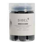 Sibel Micro-Braid &eacute;lastiques pour cheveux 20mm, noir