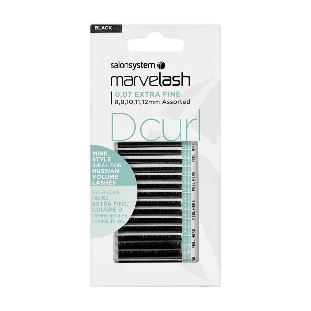 Marvelash Cils Individuels D Curl 0.07 Extra Fine8-11mm