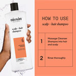 Nioxin System 4 Shampoing Cuir Chevelu + Cheveux 1l