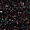 244 Noir avec Glitter multicolore