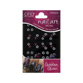 Cina Décalcomanie Nail Art Garden Glam