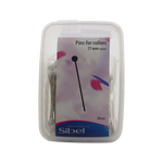 Sibel Metal Pics Mise en Plis 77mm 200pcs. Blanc
