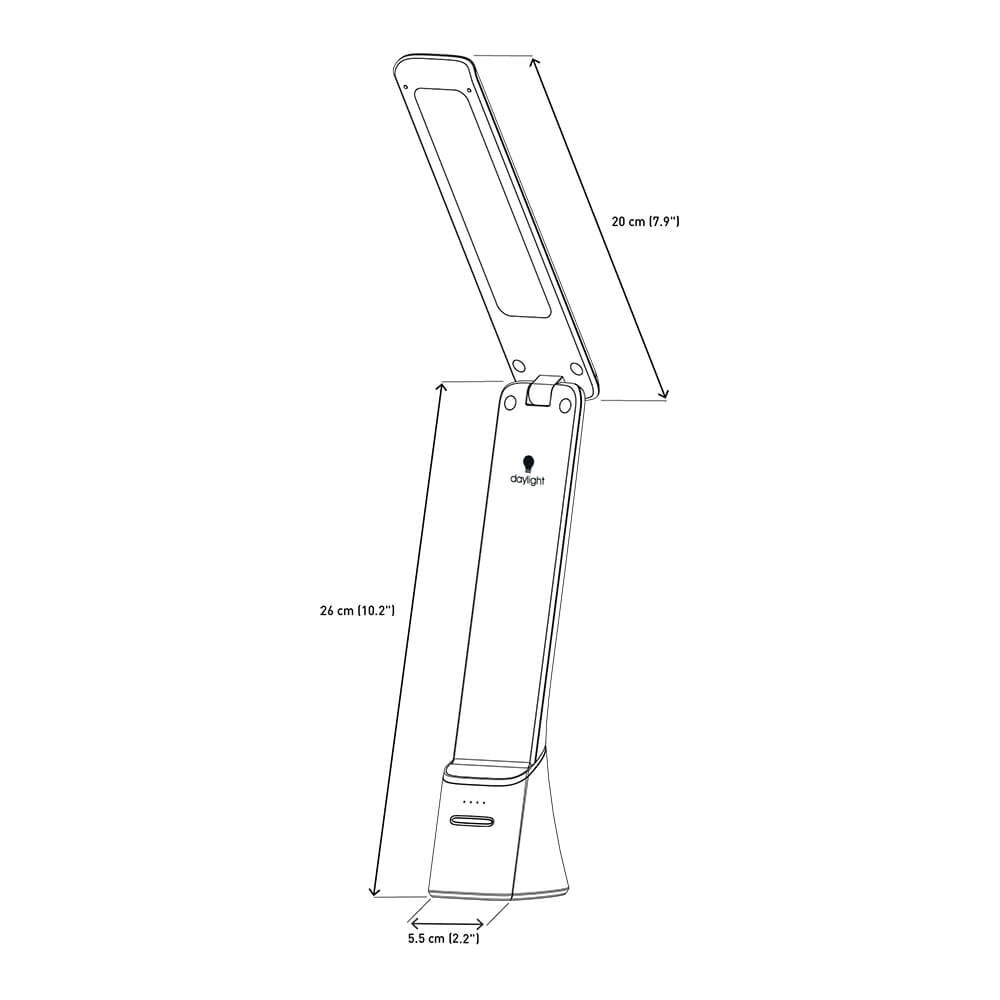 Lampe LED Portable Rechargeable Daylight Smart Go - Lumière Blanche