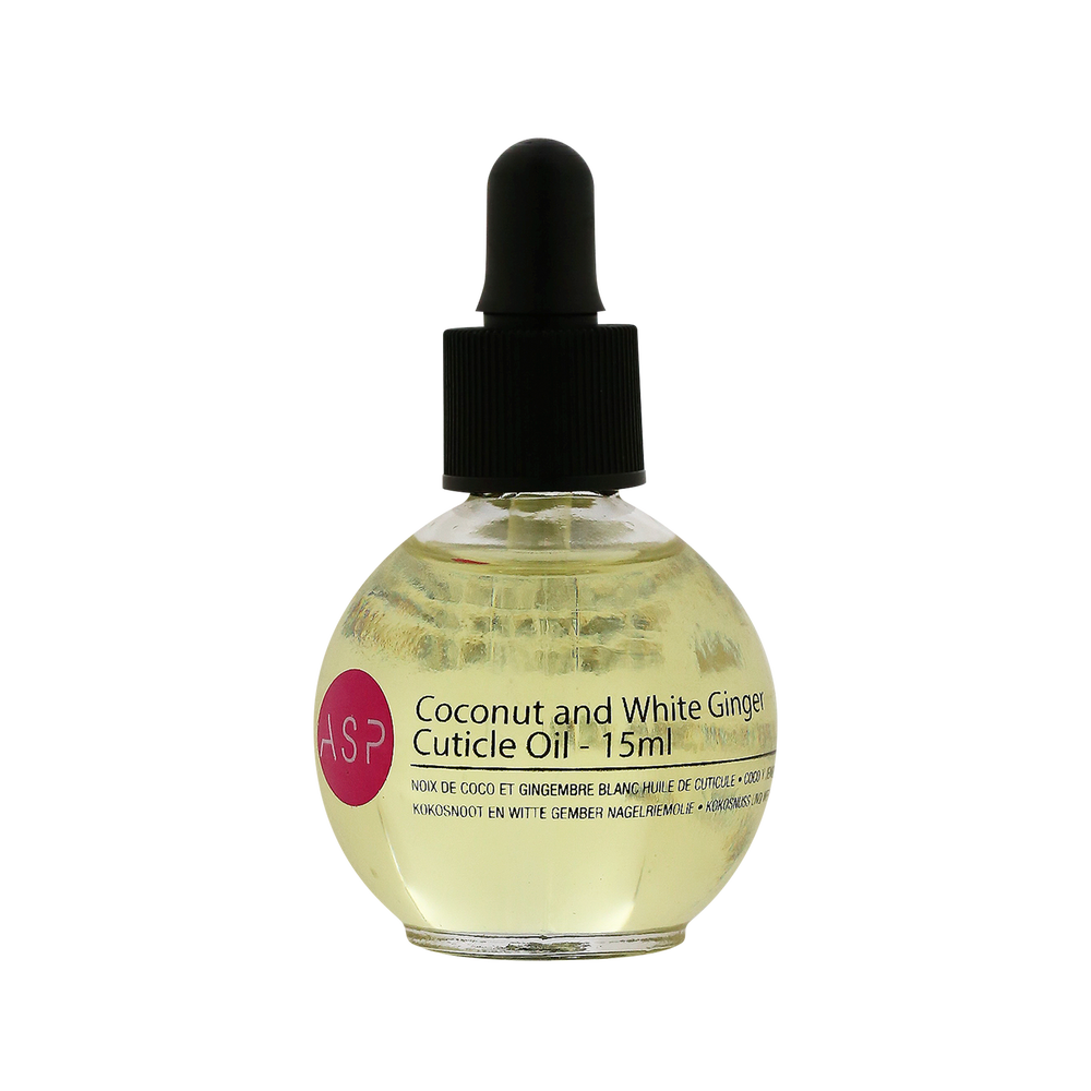 ASP Huile de Cuticle Noix de Coco & Gingembre Blanc 15ml