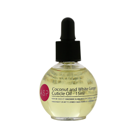 ASP Huile de Cuticle Noix de Coco & Gingembre Blanc 15ml