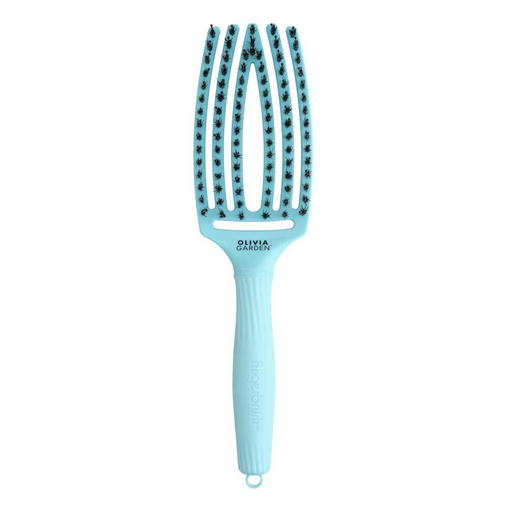 Olivia Garden Fingerbrush Care Dolce Vita Iconique Sanglier & Nylon Bleu Ciel Olivia Garden Fingerbrush Care Dolce Vita Iconique Sanglier & Nylon Bleu Ciel
