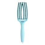 Olivia Garden Fingerbrush Care Dolce Vita Iconique Sanglier & Nylon Bleu Ciel