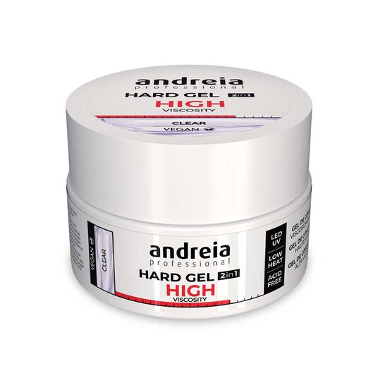 Andreia Professional Hard Gel 2 in 1 - Haute Viscosit&eacute; Transparent 22g