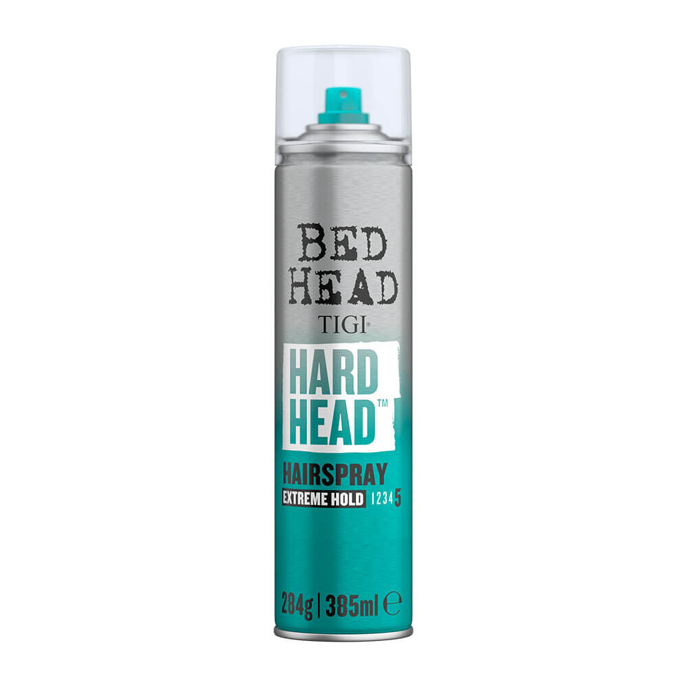 Tigi Bed Head Hard Head Laque Tenue Extra Forte 385ml Tigi Bed Head Hard Head Laque Tenue Extra Forte 385ml