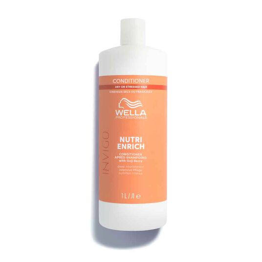Wella Professionals Nutri Enrich Apr&egrave;s-shampoing nourrissant pour cheveux secs ou fragilis&eacute;s 1L