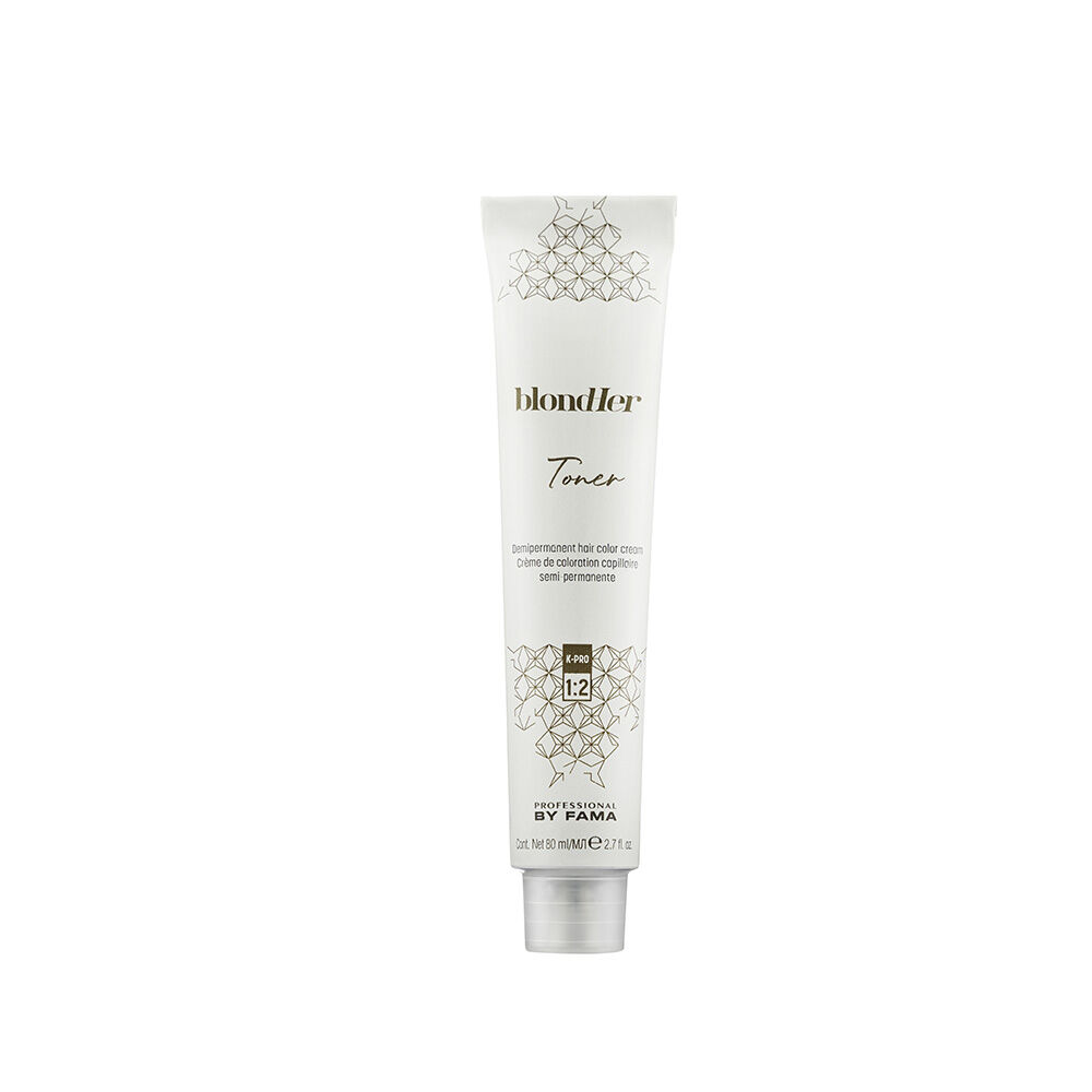 Professional by Fama Blondher Toner Crème de coloration capillaire demi-permanente - N. 0.12 80ml