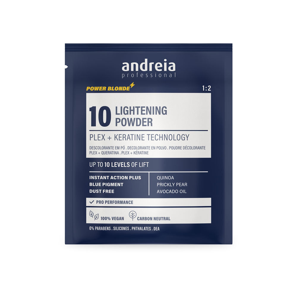 Andreia Professional Power Blonde 10 - Poudre Décolorante Bleue Vegan 30g