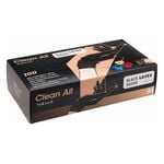 Clean All Gants Jetables en Latex Noirs M 100pcs