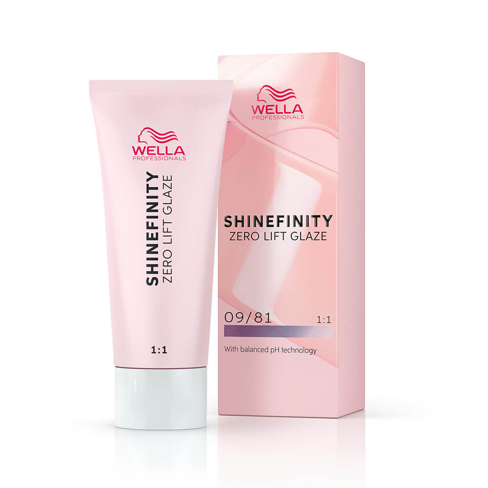 Wella Professionals Shinefinity Zero Lift Glaze Gloss Vernis Coloré Longue Tenue 09/81 Cool Platinum Opal 60ml