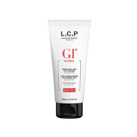 L.C.P Professionnel Paris Global+ Cr&egrave;me Anti-&acirc;ge Lift Intense aux Peptides 200ml