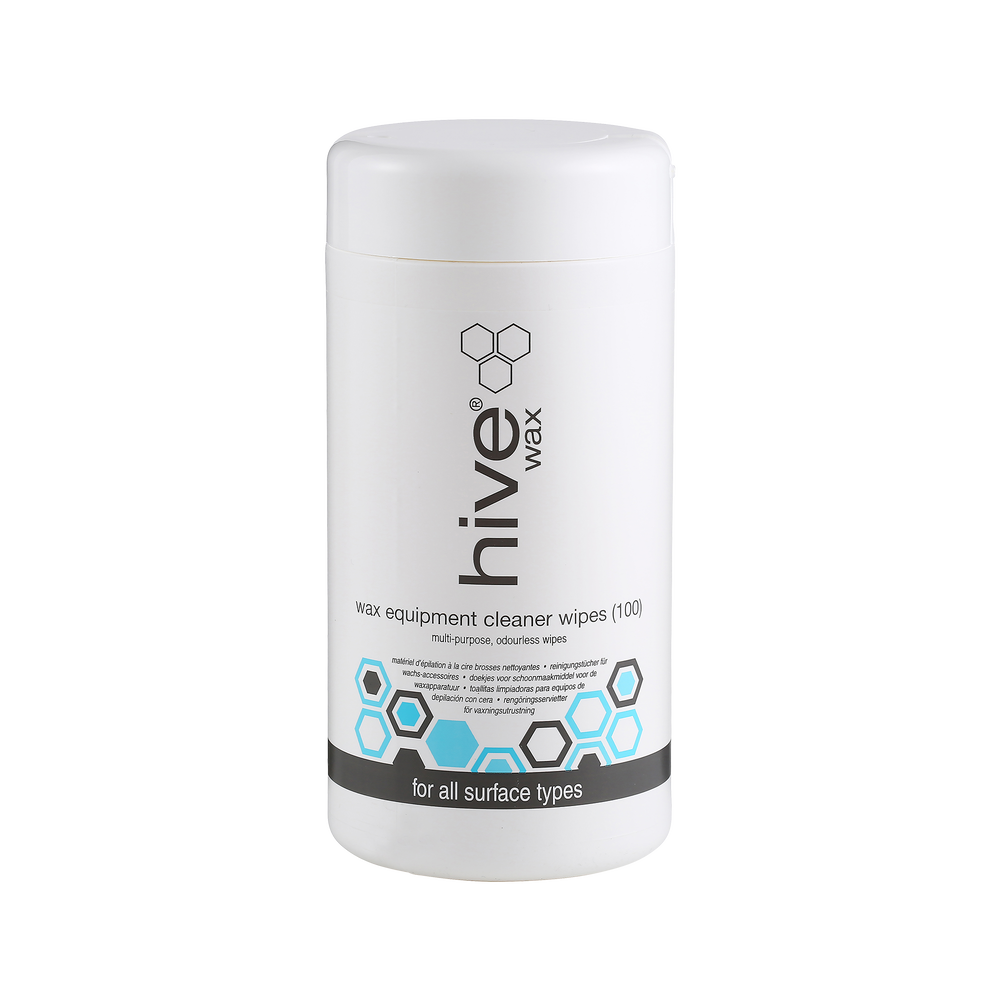 Hive Lingettes nettoyantes pour matériel d'épilation 100pcs