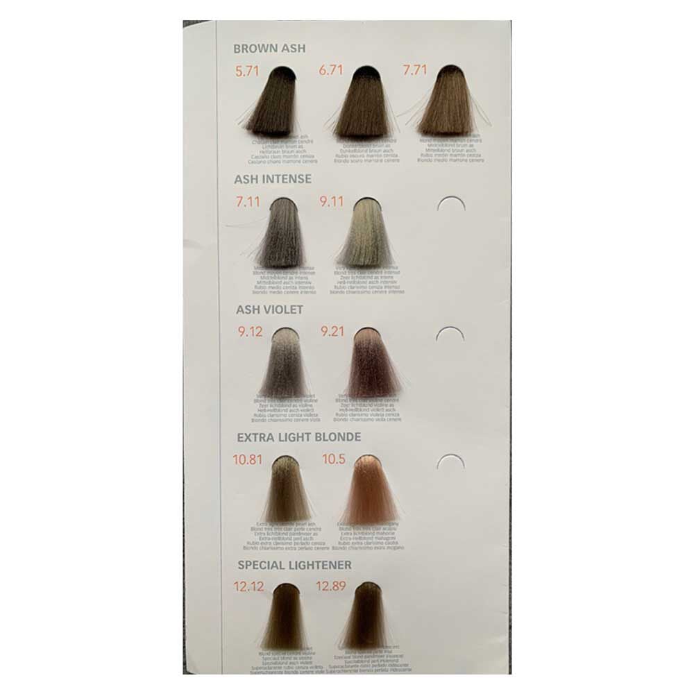 XP100 Intense Radiance Color Chart Insert 3/24 XP100 Intense Radiance Color Chart Insert 3/24