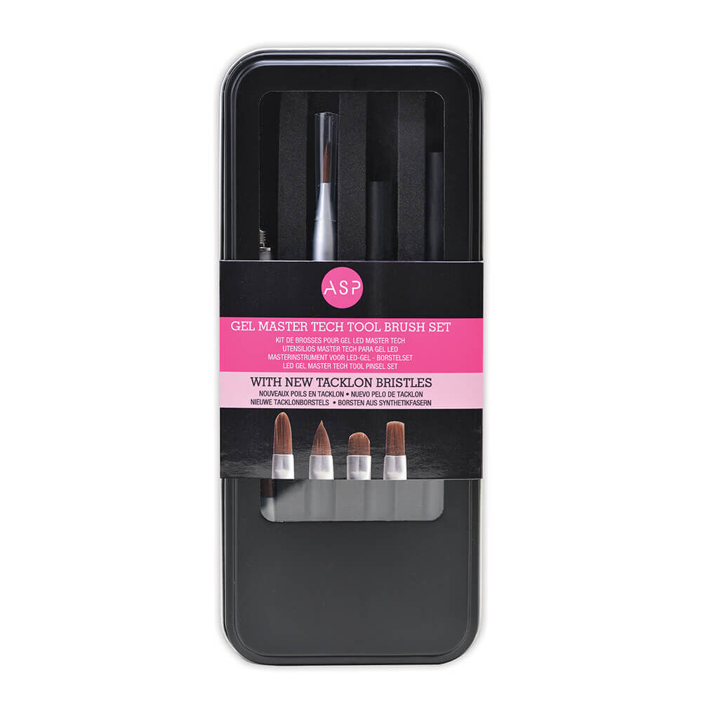 ASP Ensemble de Pinceaux Gel Poils en Tacklon