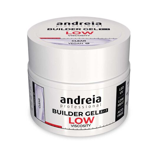 Andreia Professional Builder Gel 3 in 1 - Faible Viscosit&eacute; Transparent 44g