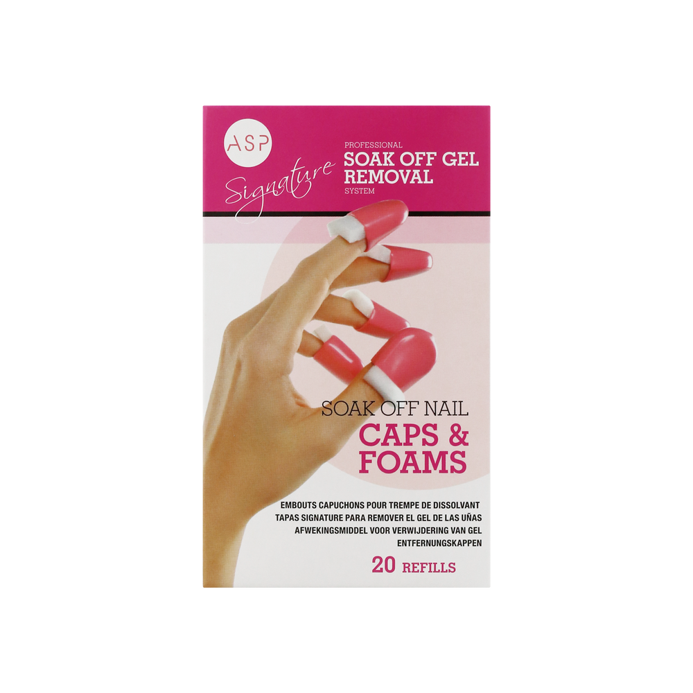 ASP Pince Clip Capuchon Dissolvant 10+20 pcs