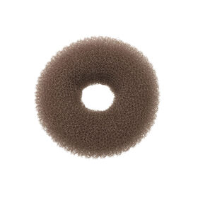 Sibel Anneau &agrave; chignon en nylon brun 9cm