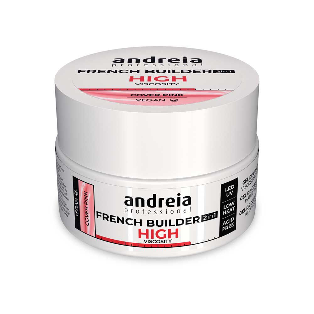 Andreia Professional French Builder 2 in 1 - Haute Viscosité Cover Rose 22g